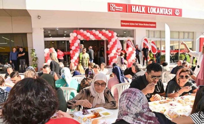 Manavgat’ta “Halk Lokantası” açıldı