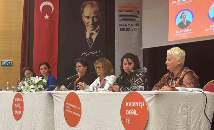 Marmaris’te ’Kadına yönelik şiddet’  paneli düzenlendi