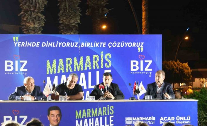 Marmaris’te mahalle buluşmaları İçmeler’de başladı