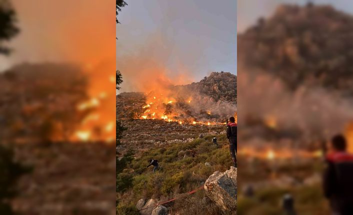 Marmaris’teki makilik yangını kontrol altına alındı