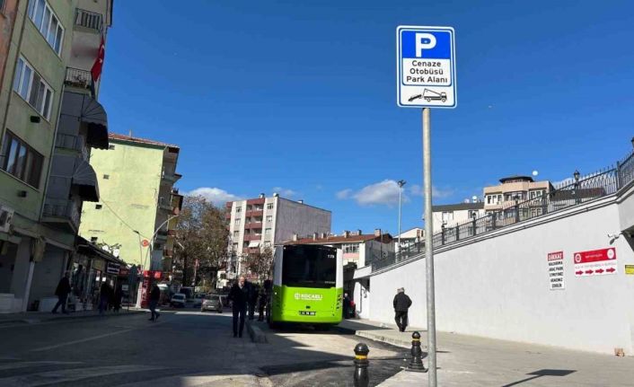 Mehmet Ali Paşa Cami’ye cenaze otobüsü park alanı