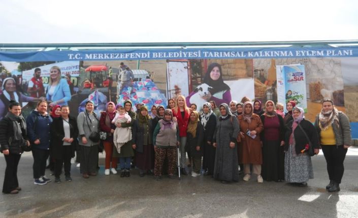 Merkezefendi Belediyesinin yem desteği devam ediyor