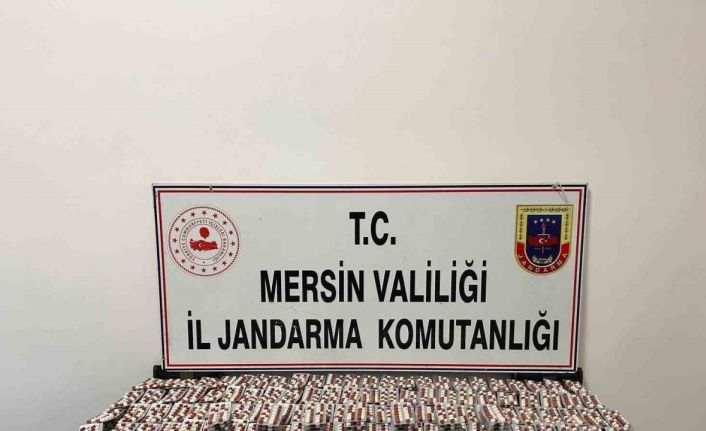 Mersin’de 25 bin adet uyuşturucu hap ele geçirildi