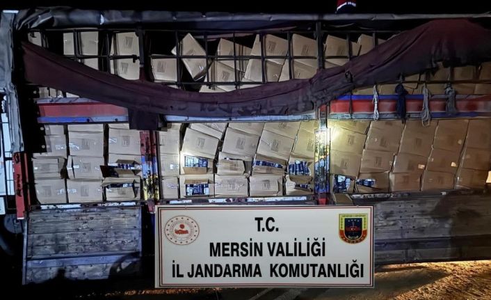 Mersin’de 5 ton kaçak tütün ele geçirildi