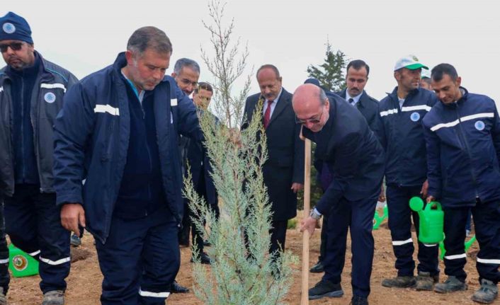 Milli Ağaçlandırma Günü’nde Sille’de fidanlar toprakla buluştu