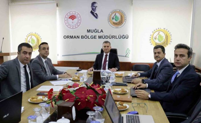 Muğla Orman Bölge Müdürlüğü’nde değerlendirme toplantısı düzenlendi