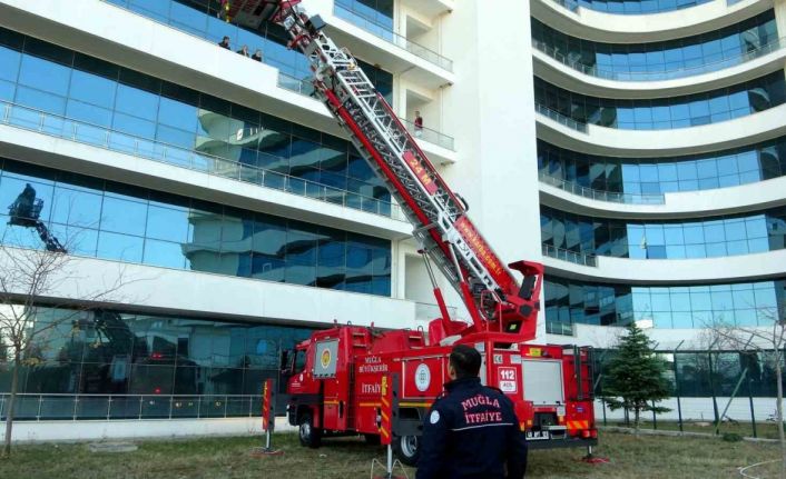 Muğla’da gerçeğini aratmayan yangın tatbikatı