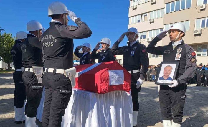 Muğla’da hayatını kaybeden polis memuru için tören düzenlendi