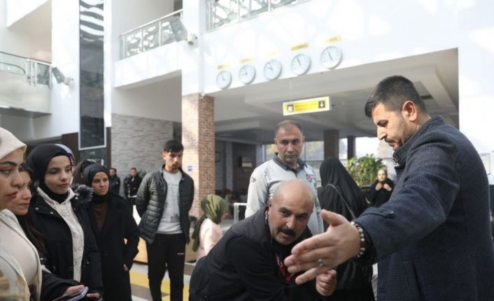 Mülkiyet, Koruma ve Güvenlik Bölümü öğrencilerine uygulamalı eğitim verildi