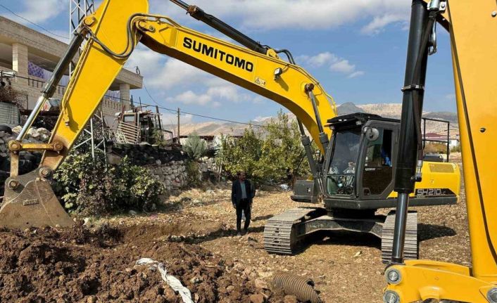 Narince köyünün içme suyu ve kanalizasyon hattı yenileniyor