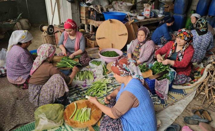 Nazilli’de kadınlardan yağmur için gözleme hayrı