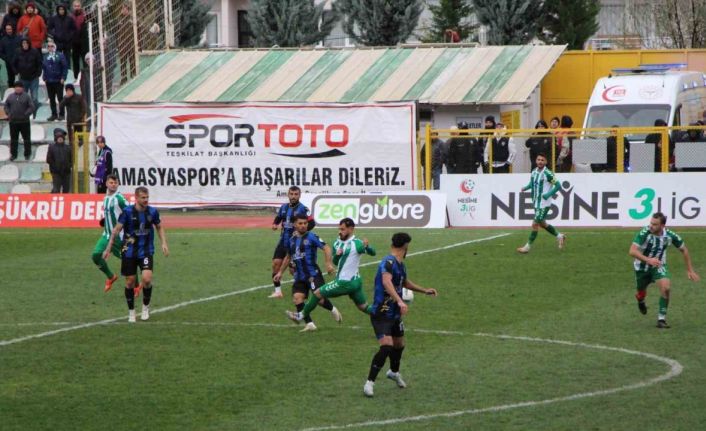 Nesine 3. Lig: Amasyaspor: 1 - Fatsa Belediyespor: 1