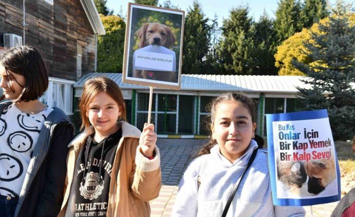 Öğrencilerden can dostlara anlamlı bağış