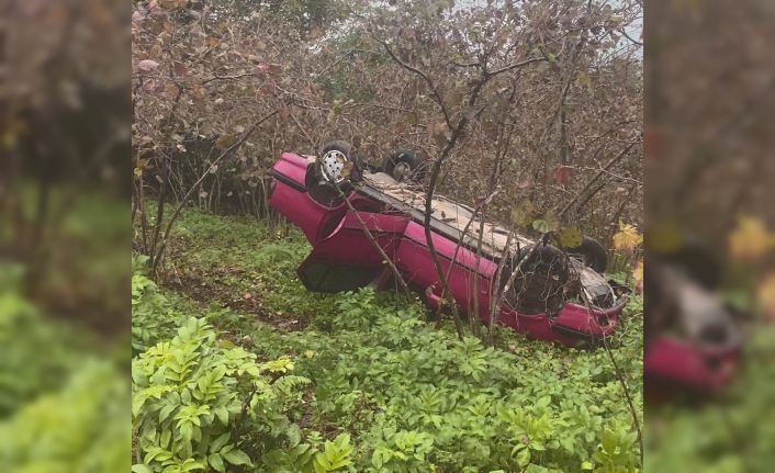 Ordu’da kaygan zemin kazaya yol açtı: 1 yaralı