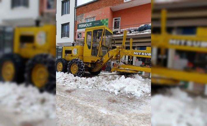 Posof ilçesinde karla mücadele çalışması başlatıldı