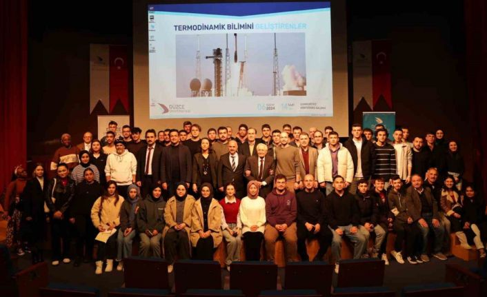 Prof. Dr. Sadık Kakaç Düzce Üniversitesi öğrencileriyle buluştu