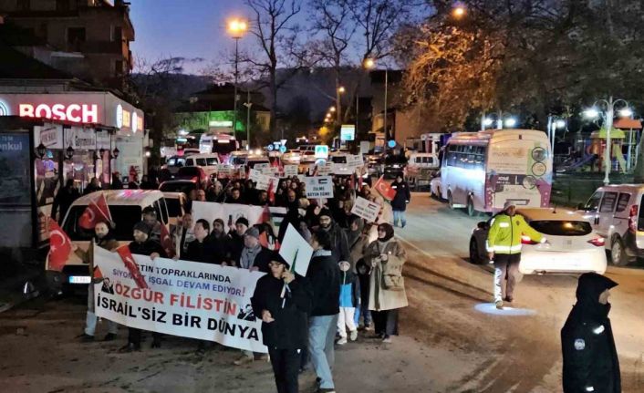 Sakarya’da Filistin’e destek yürüyüşü