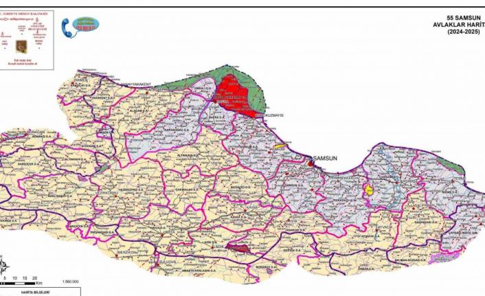 Samsun’da 1,6 milyon TL’lik av pulu geliri