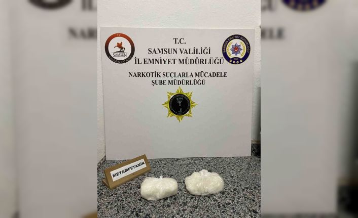 Samsun’da 500 gram metamfetamin ele geçirildi