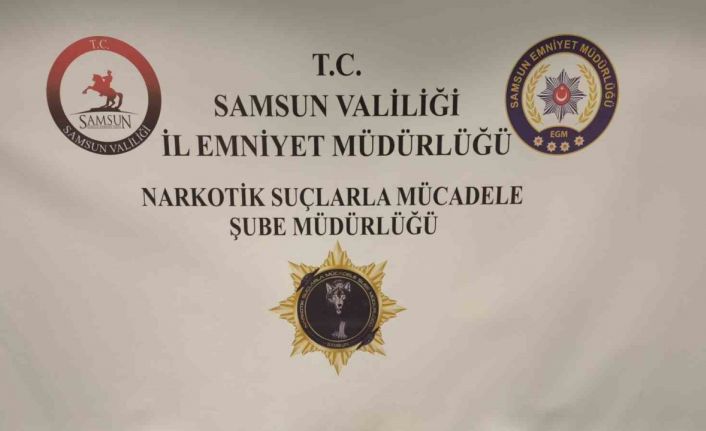 Samsun’da alüminyum boru içinde 768 gram metamfetamin ele geçirildi