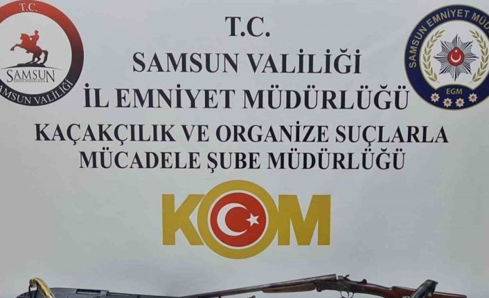 Samsun’da silah kaçakçığı operasyonu: 1 gözaltı