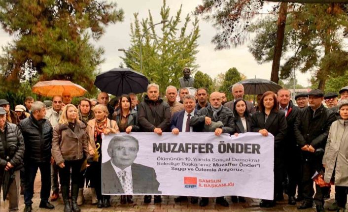 Samsun’un kurucu Büyükşehir Belediye Başkanı Muzaffer Önder, vefat yıldönümünde anıldı