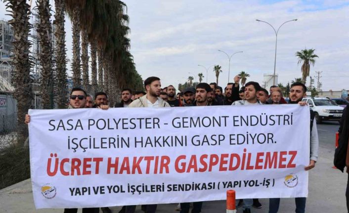 SASA’da gergin bekleyiş sürüyor, ücretlerini alamayan işçiler eyleme başladı