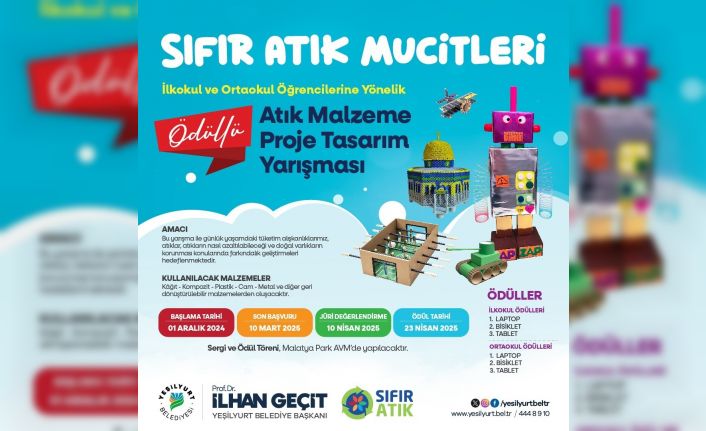 Sıfır atık projeleri yarışması düzenlenecek