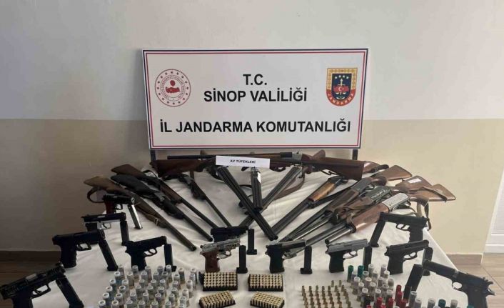 Sinop’ta silah ve mühimmat kaçakçılığı