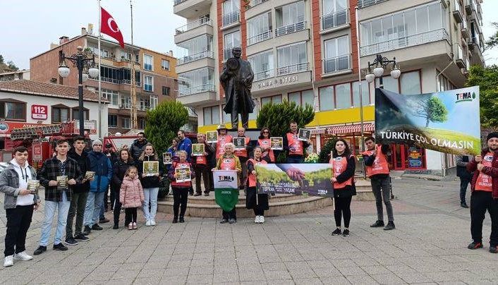 Sinop’ta toprağa saygı yürüyüşü