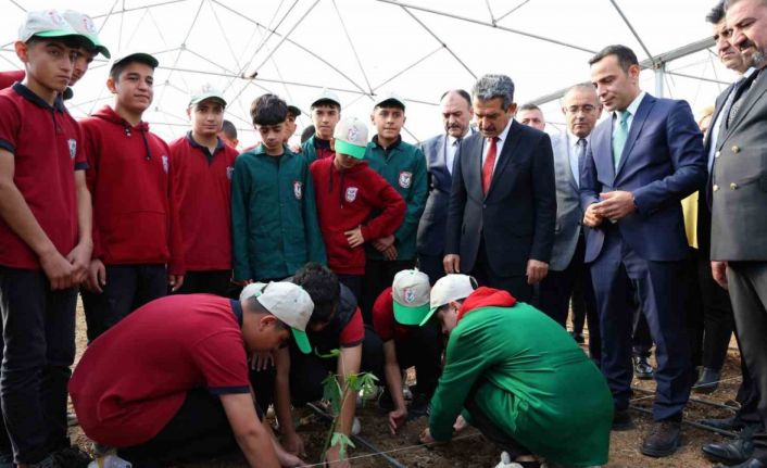 Şırnak’ta avokado, pepino, çarkıfelek ve papaya meyvelerinin fideleri ekildi