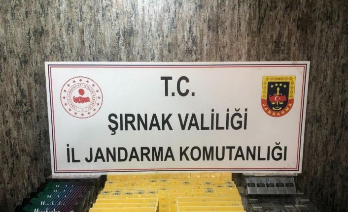 Şırnak’ta jandarma ekiplerinden kaçakçılık operasyonu