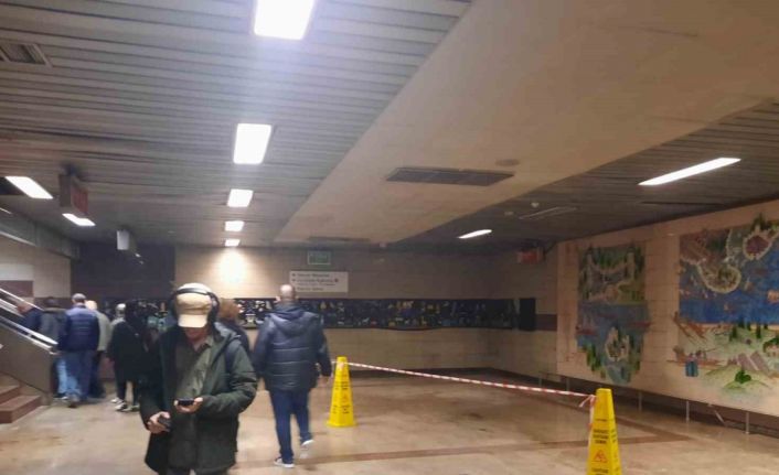 Taksim Metrosu sular altında kaldı