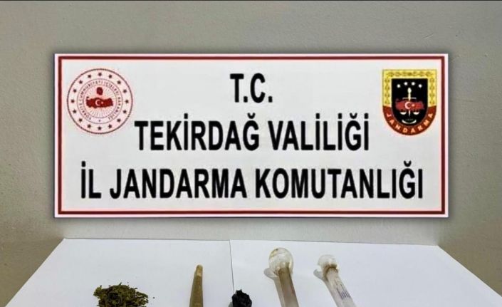 Tekirdağ’da jandarmadan uyuşturucu operasyonu