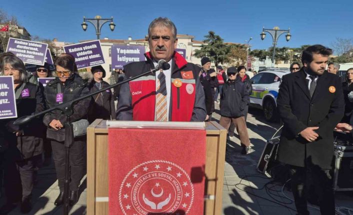 Tekirdağ’da kadına yönelik şiddete karşı anlamlı yürüyüş