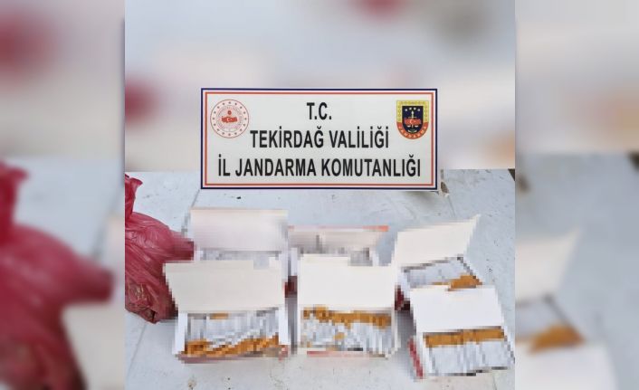 Tekirdağ’da tütün dolu makaron operasyonu