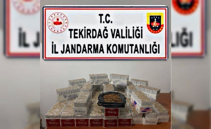 Tekirdağ’da tütün ürünleri denetiminde 11 bin 820 makaron ele geçirildi