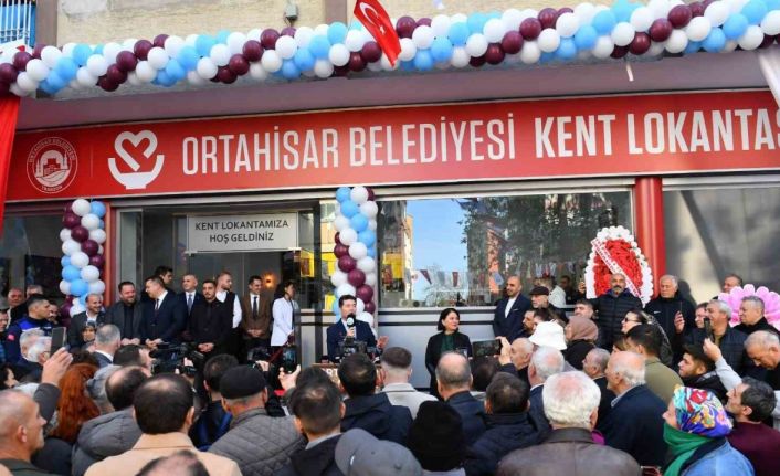 Trabzon’da ikinci kent lokantası İnönü mahallesinde açıldı