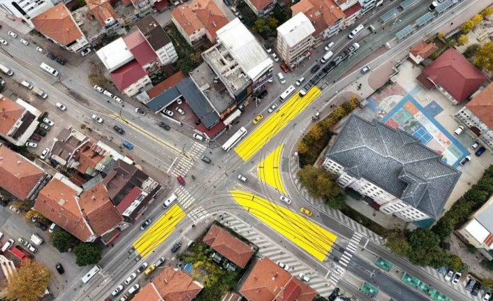 Tramvay hattında yaya güvenliği için önemli çalışma