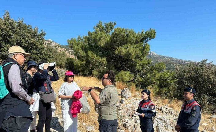 Turistler, orman yangınları konusunda bilgilendirildi