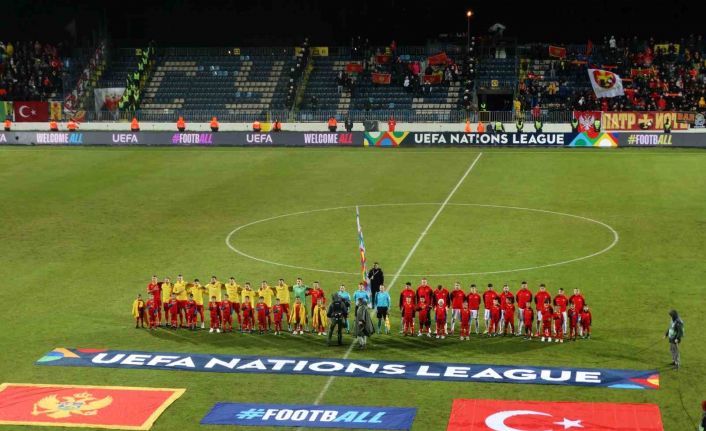 UEFA Uluslar Ligi: Karadağ: 2 - Türkiye: 1 (İlk yarı)