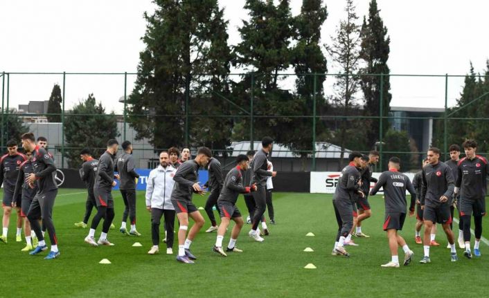 Ümit Milli Futbol Takımı, Sırbistan maçı hazırlıklarını tamamladı