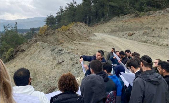 Üniversite öğrencileri Doğantepe Barajı’nı inceledi