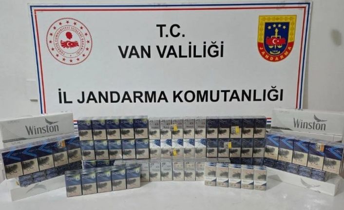 Van’da 860 paket kaçak sigara ele geçirildi