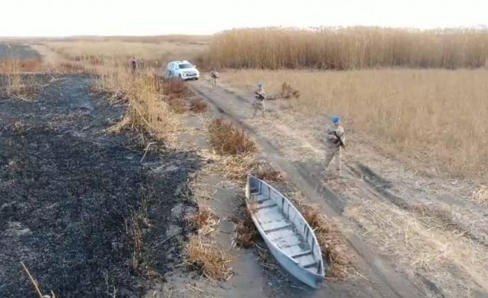 Yangınlarla gündeme gelen Eber Gölü’nde komandolarla denetim