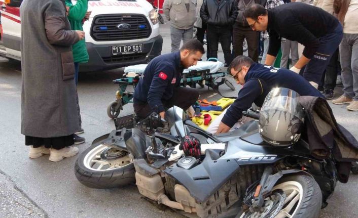 Yaralı halde yerde yatarken bile aklı motosikletindeydi