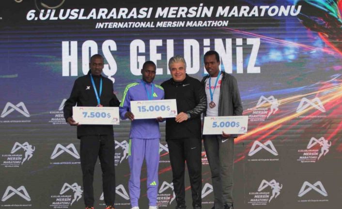 6. Uluslararası Mersin Maratonu’nda ödüller sahiplerini buldu