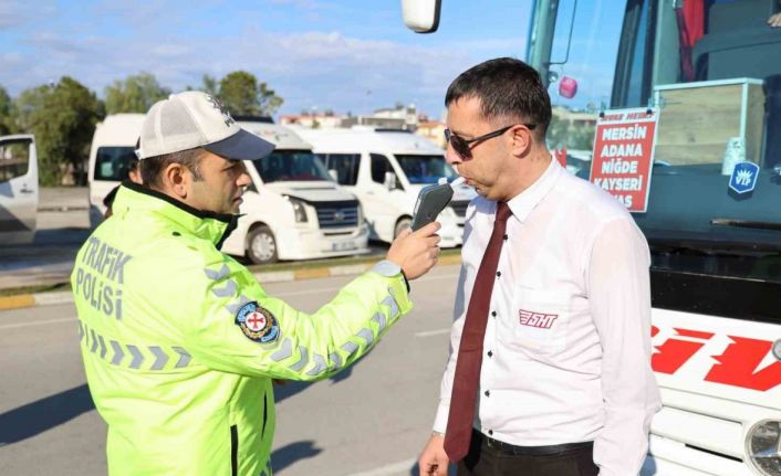 Adana’da yolcu otobüsleri denetlendi