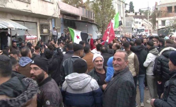 Adıyaman’da Suriyeliler kutlama yaptı