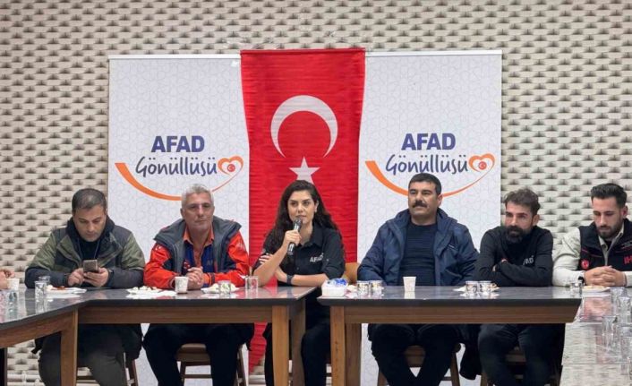 AFAD’dan, onurlandıran etkinlik